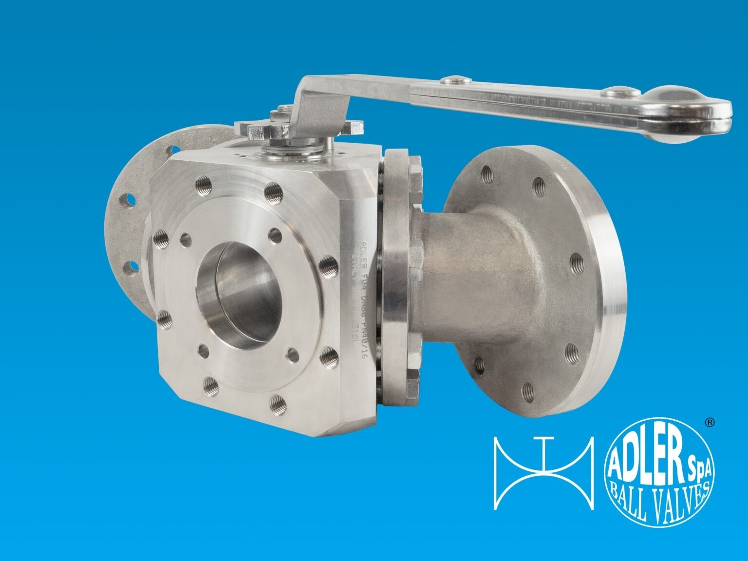 Adler FV4 DN150 3-WAY BALL VALVES