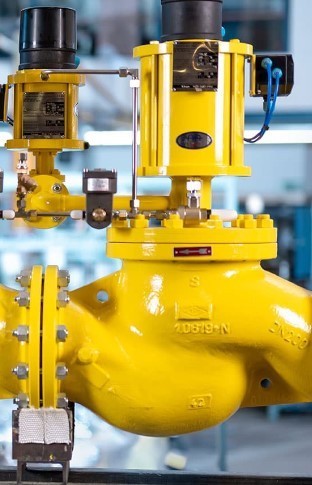 Albrecht GSV-CRV Design as control quick shut-off valve with regulation cone Safety-Quick Shut-off Valves for Gas/H2