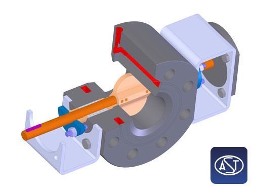 AST CV-8660 High Pressure Butterfly Control Valve