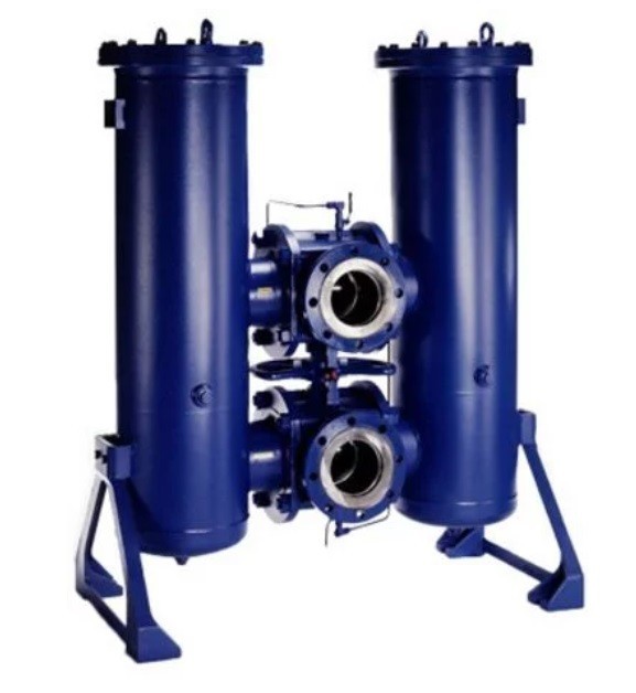 Bollfilter Duplex Type 2.68.2 / 2.78.2 Welded filter with ball change over valve and flexible connections