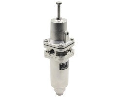Norgren B52G-2AD-AC2-FMN B52G Series stainless steel filter/regulator, 1/4 NPT, 0.5-10 bar, automatic drain, 25µm filter element, without gauge